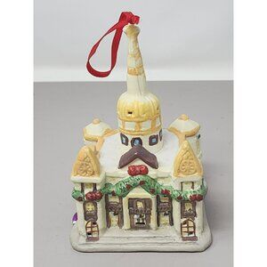 Vintage 1991‎ Giny Inc. Handcrafted Ceramic Christmas Ornament
